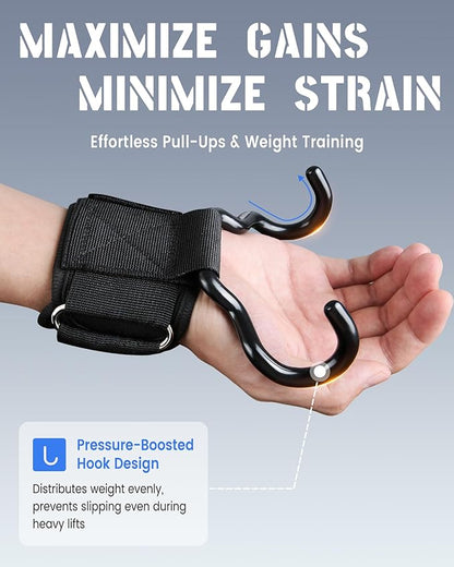 NEW Upgrade Weight Lifting Hooks